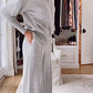 Women's Solid Color V-neck Top & Pants Two-piece Set
