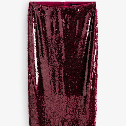✨What should I wear tomorrow?✨Women's Elegant Top & Sequin Skirt 2-Piece Set
