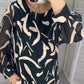 💖What should I wear tomorrow?💖Women's Loose Print Round Neck Long-Sleeve Dress