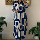 Women's Casual Printed Long Sleeve Dress