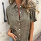 🌸What should I wear tomorrow?🔥Women’s Casual Button Down Print Shirt