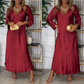 What should I wear tomorrow？Women's Elegant Glossy Maxi Dress