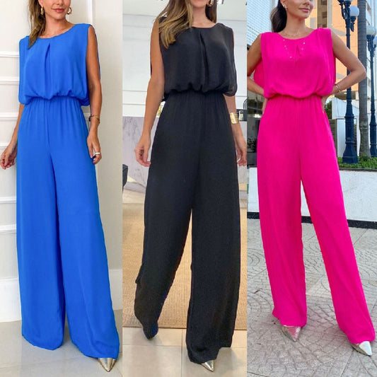 💕What should I wear tomorrow?💕Women’s Trendy Sleeveless Jumpsuit