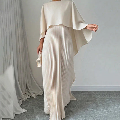 💕What should I wear tomorrow?💕Elegant Unique Pressed Pleat Irregular Dress