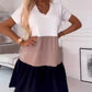 What should I wear tomorrow?💕 Women’s Elegant Color Block V-Neck Long Dress