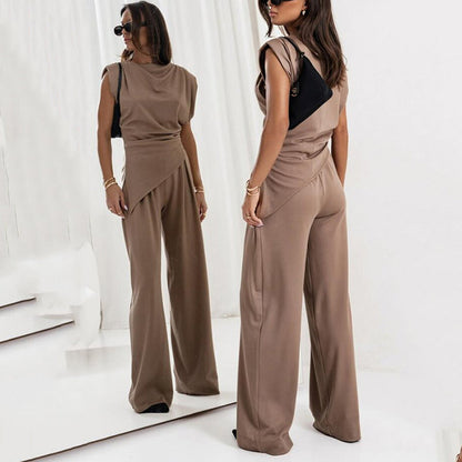 🌸Spring Specials💐 Women’s Elegant Solid Color Two-Piece Set