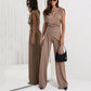 🌸Spring Specials💐 Women’s Elegant Solid Color Two-Piece Set