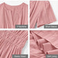 🔥Last Day Promotion Sale 50% OFF🔥Women's Casual Summer Short-Sleeve V-Neck Long Dresses