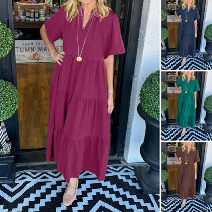 🌸What should I wear tomorrow?💐 Women’s Elegant Tiered Maxi Dress