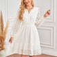 💕What should I wear tomorrow?💕Women's V-Neck Long Sleeve Hollow Out Dress