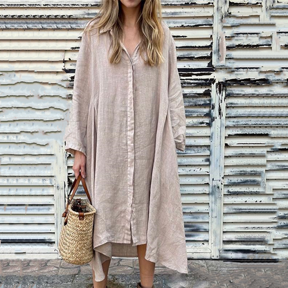 🌸Time-limited special offer💐Women's Casual Loose Long Sleeve Dress