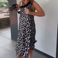 Women's Sleeveless V-Neck Printed Dresses