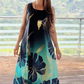 Women’s Loose Printed Sleeveless Maxi Dress