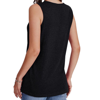 🎁Last Day Promotion✨Women's Casual V-Neck Loose Fit Tank Top