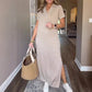 Women's T-Shirt Maxi Dress with Side Split