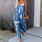 🔥Women's Fashion Spaghetti Strap Printed Jumpsuit