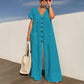 Women's Fashion V-Neck Loose Jumpsuit