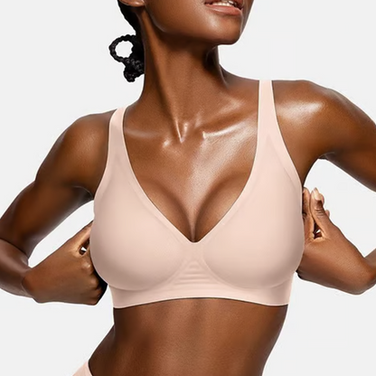 ✨ BUY 1 GET 1 FREE✨Seamless push-up bra with deep V-neck and no underwire