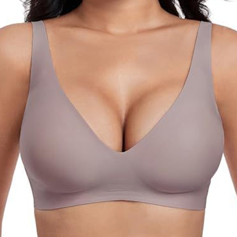 ✨ BUY 1 GET 1 FREE✨Seamless push-up bra with deep V-neck and no underwire