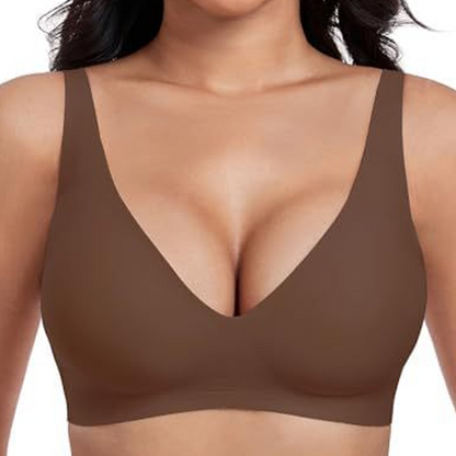 ✨ BUY 1 GET 1 FREE✨Seamless push-up bra with deep V-neck and no underwire
