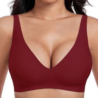 ✨ BUY 1 GET 1 FREE✨Seamless push-up bra with deep V-neck and no underwire