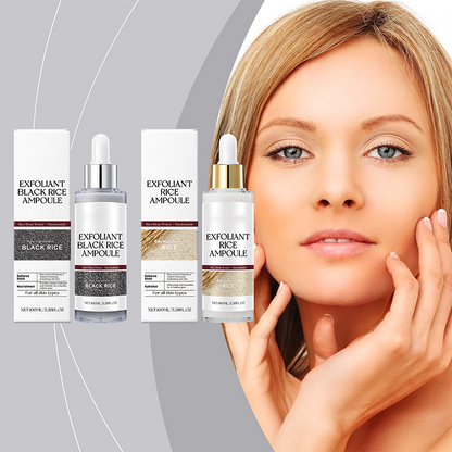 Peel Shot Glow Rice Ampoule Duo - Serums for Brightening, Exfoliating, and Moisturizing - Suitable for All Skin Types