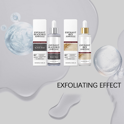 Peel Shot Glow Rice Ampoule Duo - Serums for Brightening, Exfoliating, and Moisturizing - Suitable for All Skin Types