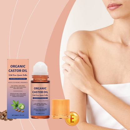 Nourishing organic castor oil with roll-on