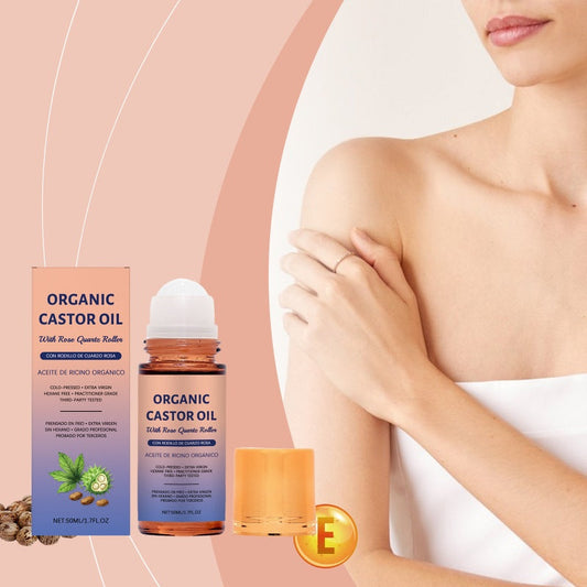 Nourishing organic castor oil with roll-on