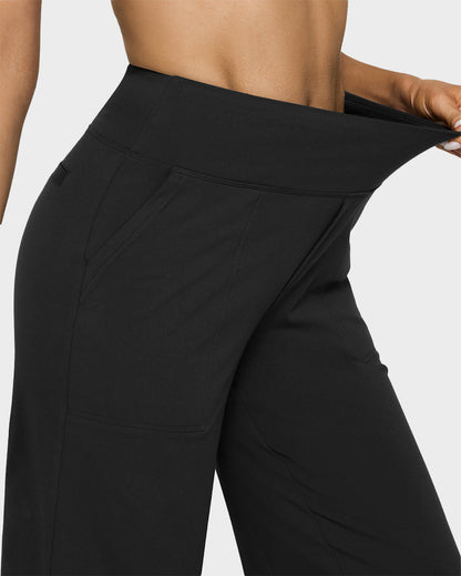 💖LAST DAY PROMOTION - 50%OFF 💖 Women's High Waist Stretch Casual Yoga Wide Leg Pants