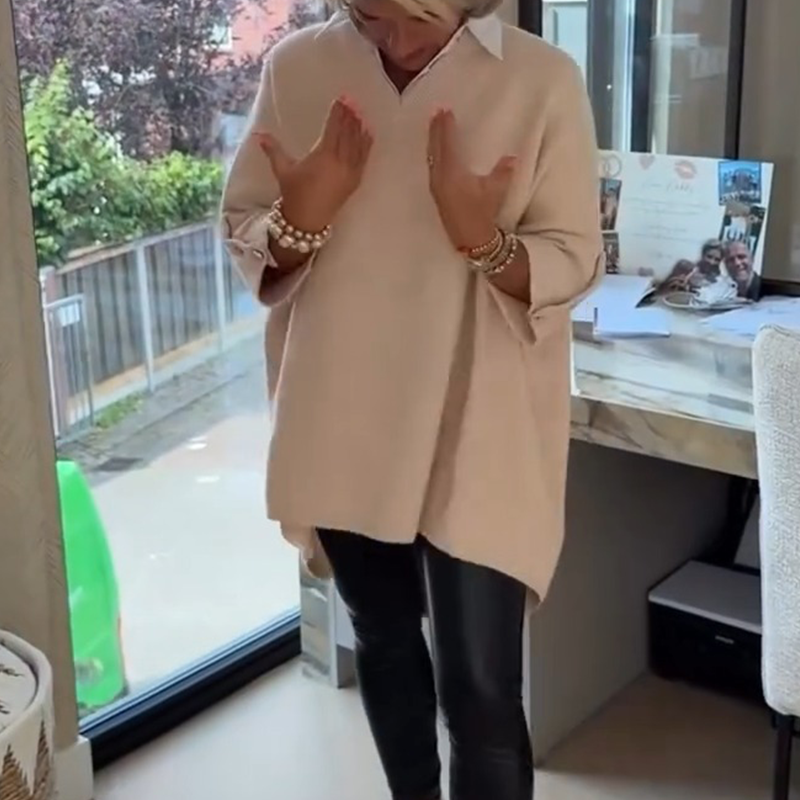 🍂 Autumn Limited-Time🔥 Women's Long-Sleeve Top with Shirt Collar