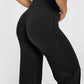 High-waisted, straight-leg, seamless women's yoga leggings, as soft and comfortable as butter.