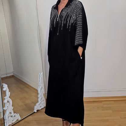 Women’s Loose Dress with Side Slit