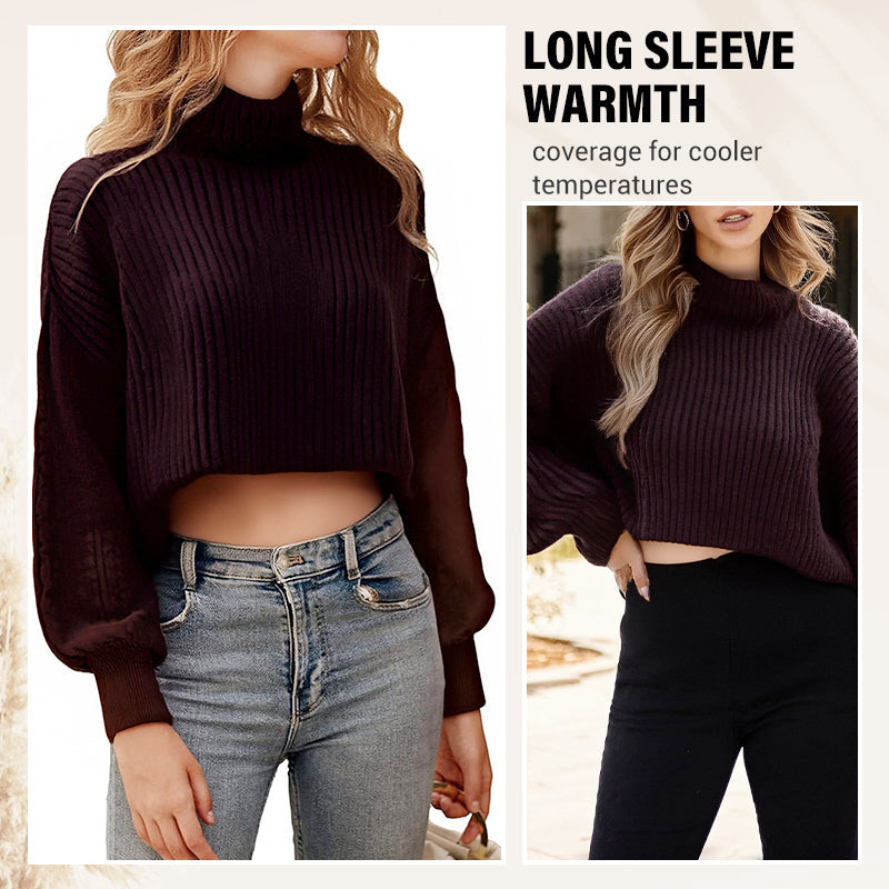 Women's Casual Long Sleeve Turtleneck Sweater