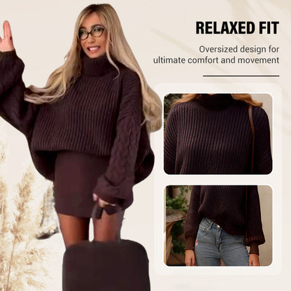Women's Casual Long Sleeve Turtleneck Sweater