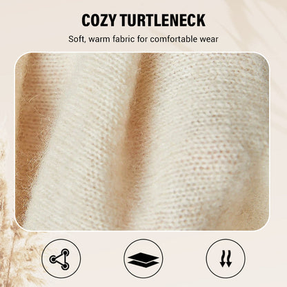 Women's Casual Long Sleeve Turtleneck Sweater