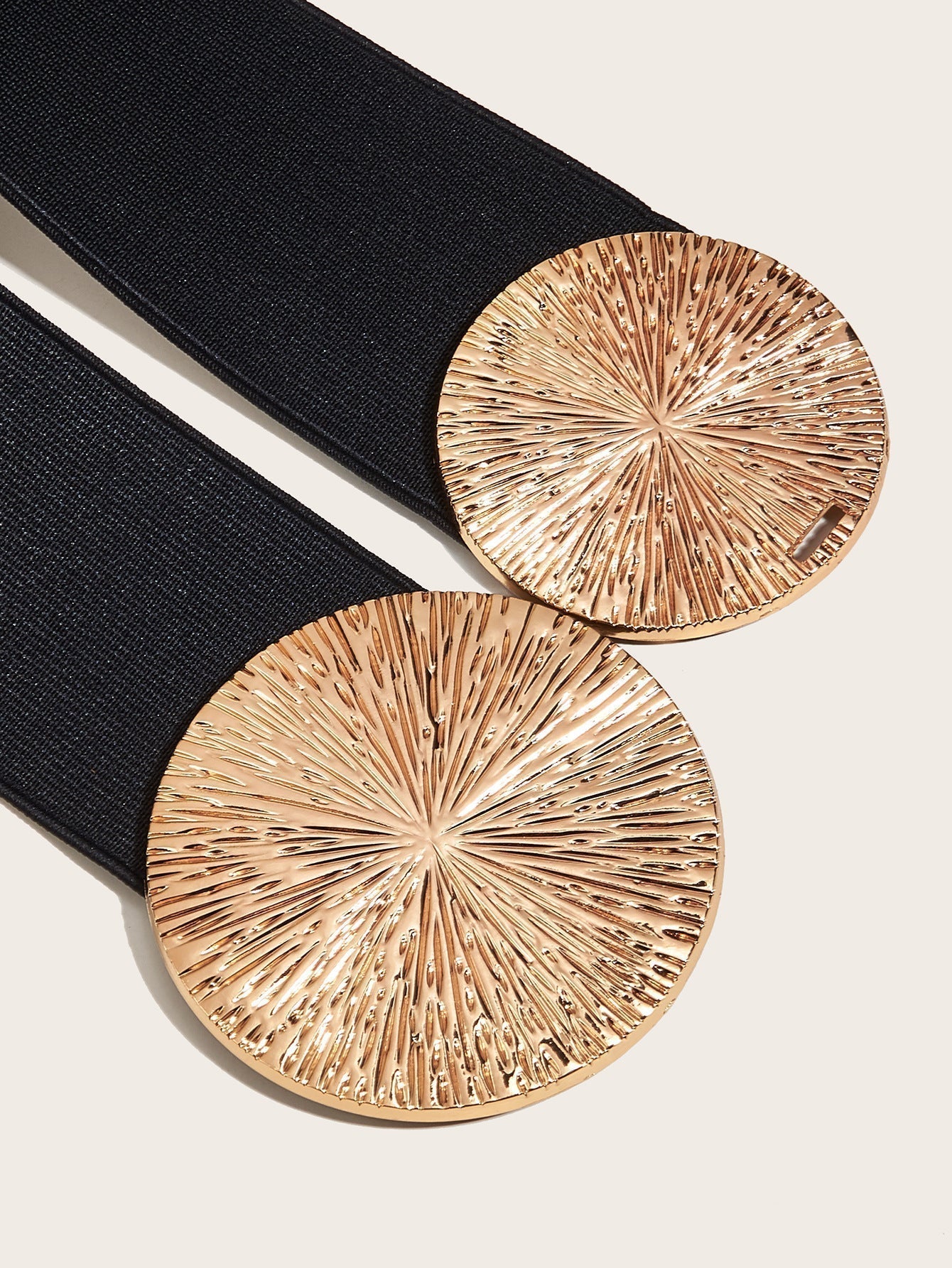 Women's Vintage Gold Buckle High Elastic Belt🎁