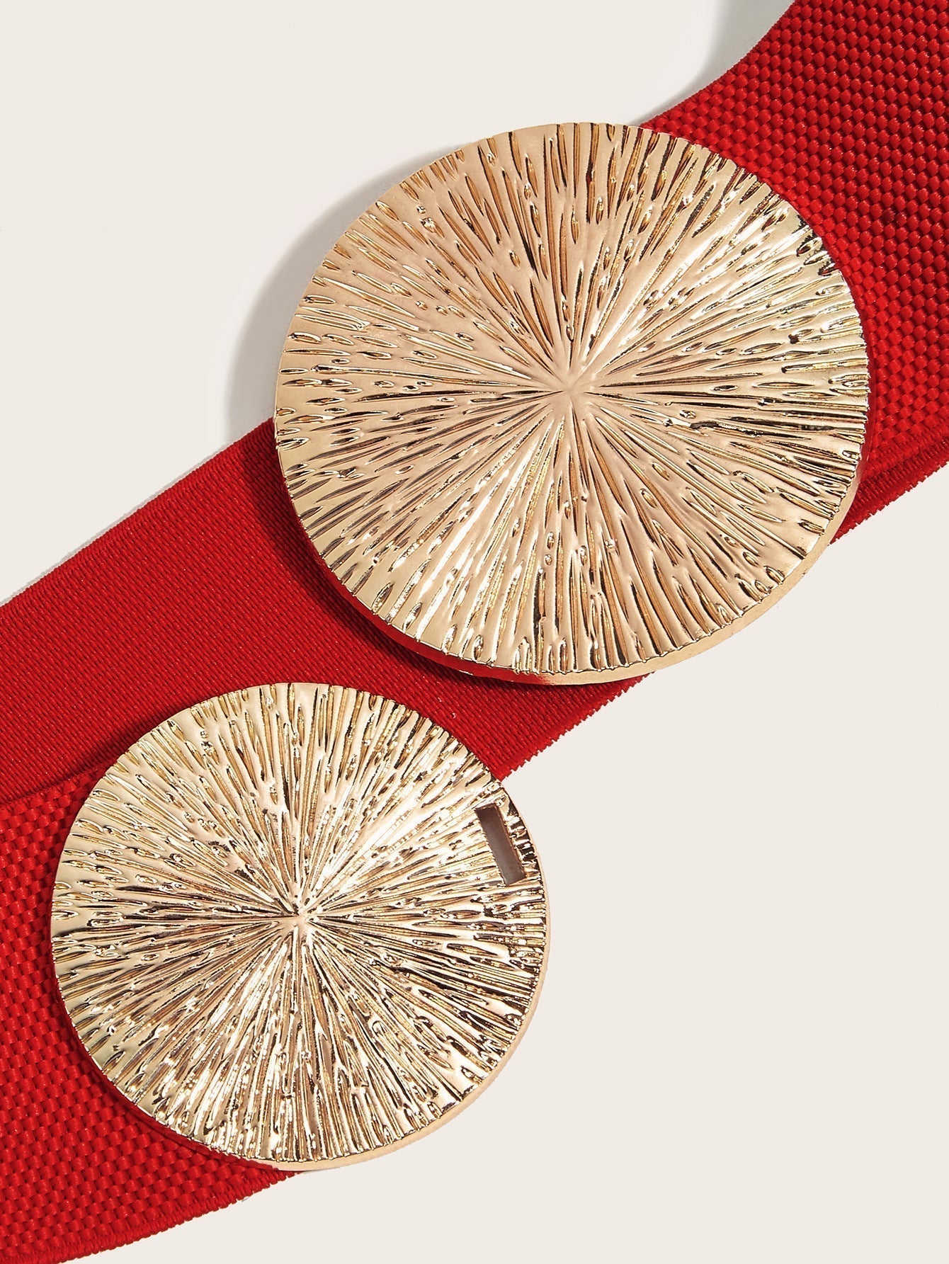 Women's Vintage Gold Buckle High Elastic Belt🎁