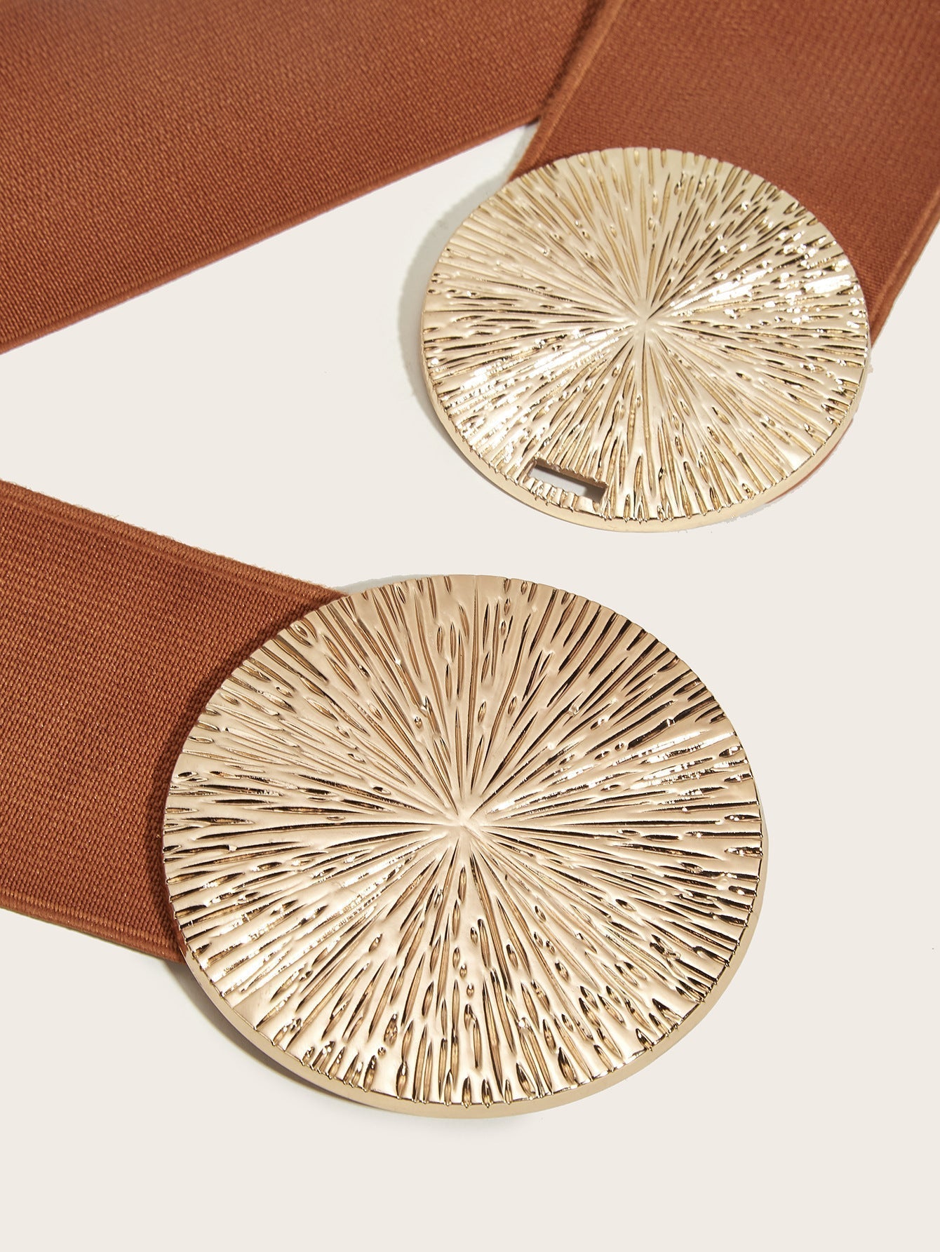 Women's Vintage Gold Buckle High Elastic Belt🎁