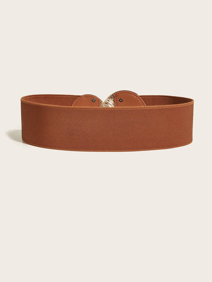 Women's Vintage Gold Buckle High Elastic Belt🎁