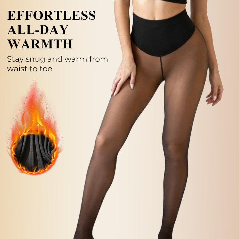 🔥LAST DAY Hot Sale 50% OFF🔥Women’s Thermal Sculpting Tights With Compression Waistband