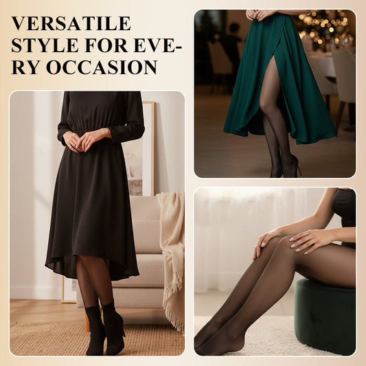 🔥LAST DAY Hot Sale 50% OFF🔥Women’s Thermal Sculpting Tights With Compression Waistband