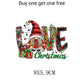 Christmas Themed Heat Transfer Sticker