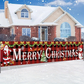 Outdoor Merry Christmas Hanging Banner