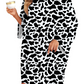 Women's Plus Size 3/4 Sleeves Printed Midi Nightgown