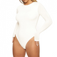 Women's Stretch Long Sleeve Crew Neck Bodysuit