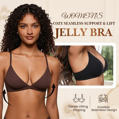 Women's Wire-Free Jelly Support Triangle Bralette