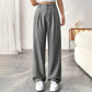 Women’s Solid High Waist Wide-Leg Pants
