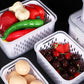 3-PC Fruit Container Set – Removable Colander & BPA‑free