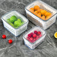 3-PC Fruit Container Set – Removable Colander & BPA‑free